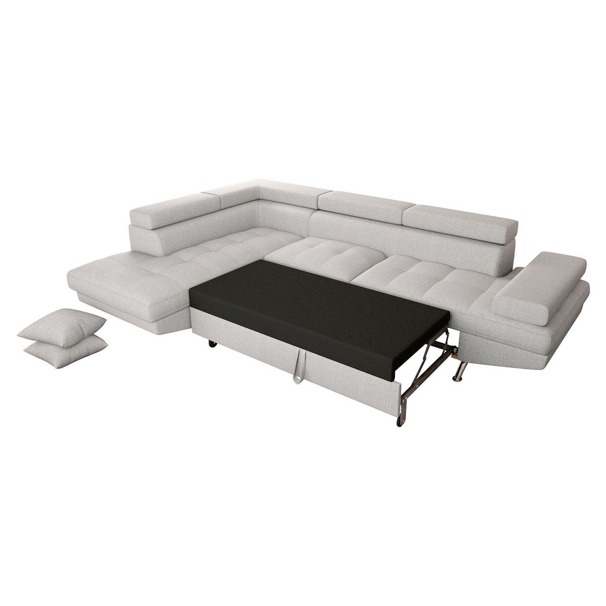 Canapé d'angle gauche convertible 4 à 5 places CHICAGO