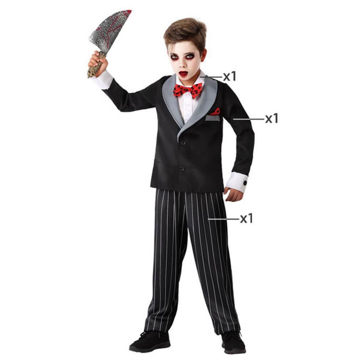 ATOSA Déguisement poupon de bois - Garçon - 5/6 ans (110 à 116 cm)