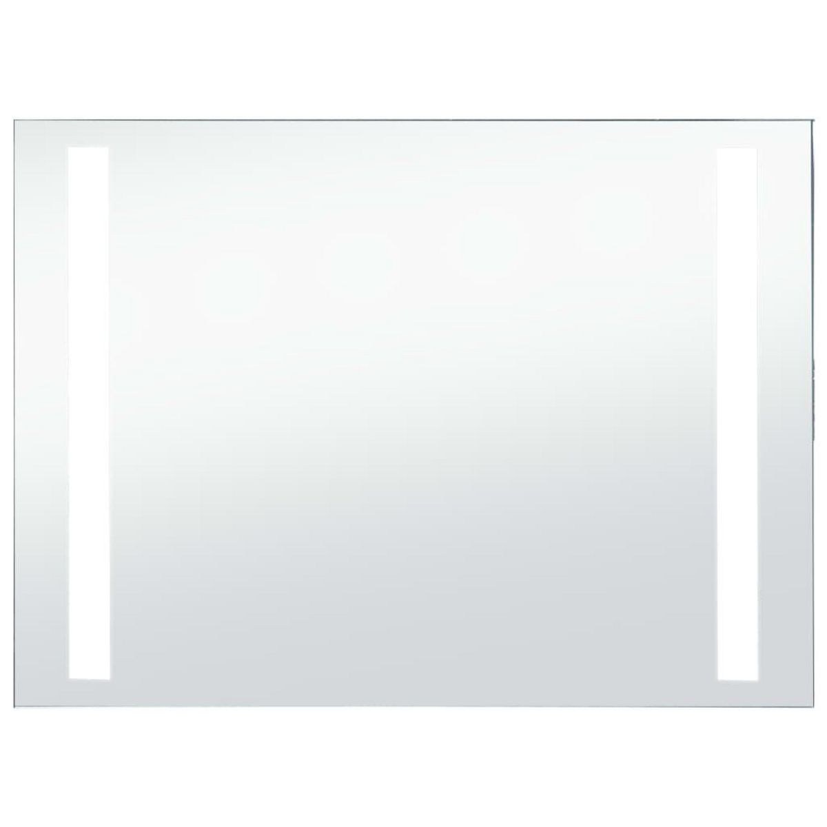 VIDAXL Miroir mural a LED pour salle de bains 100x60 cm