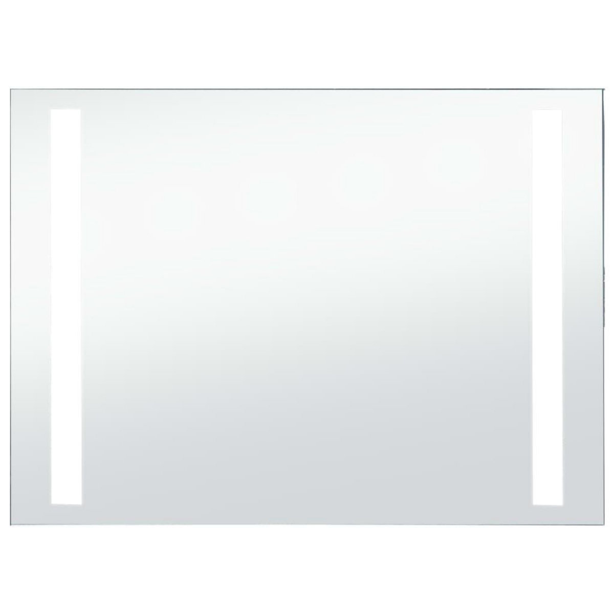 VIDAXL Miroir mural a LED pour salle de bains 100x60 cm