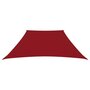VIDAXL Voile de parasol Tissu Oxford trapeze 3/5x4 m Rouge