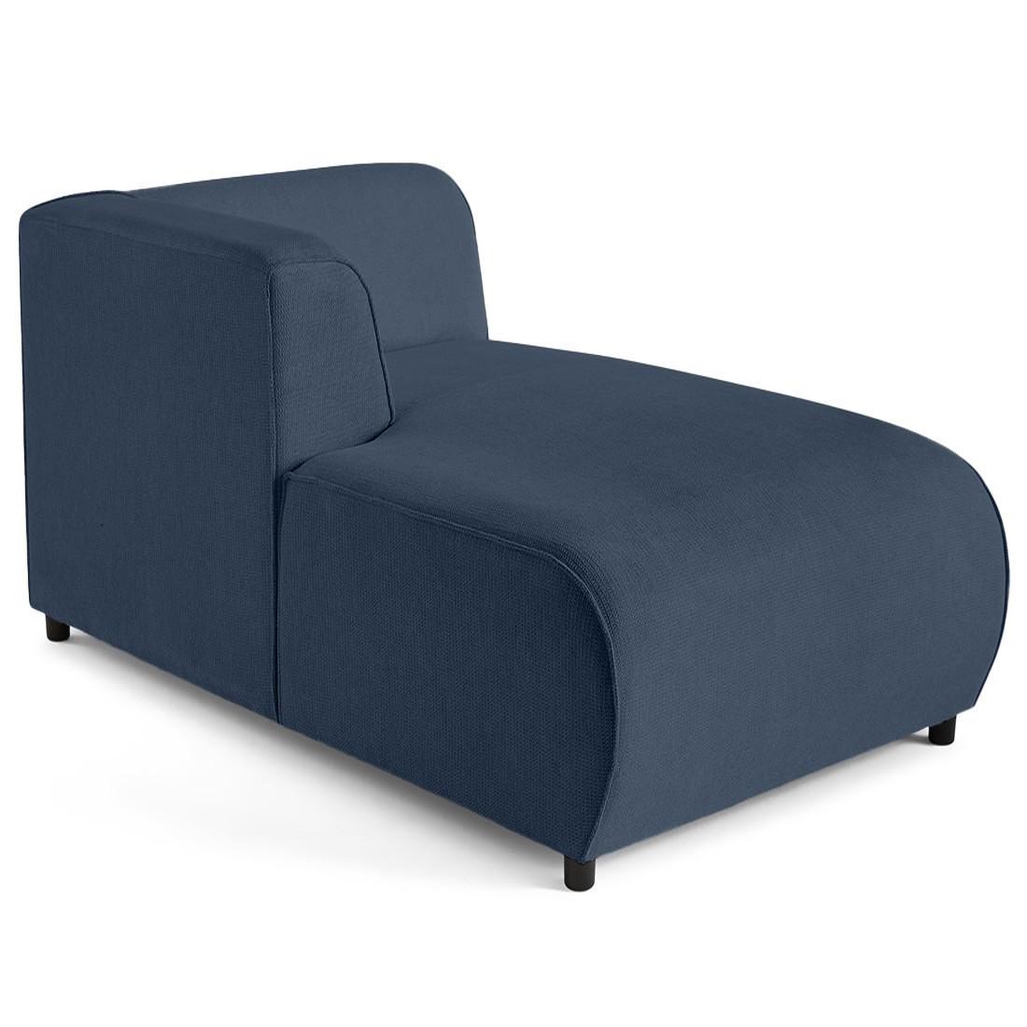 Voir la diapositive 1 : LISA DESIGN Suaro - module d'assise méridienne gauche en tissu texturé