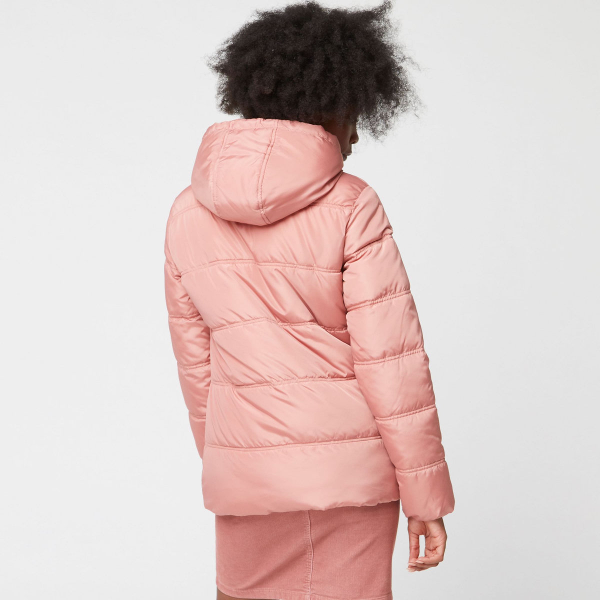 INEXTENSO Doudoune doublée sherpa rose femme
