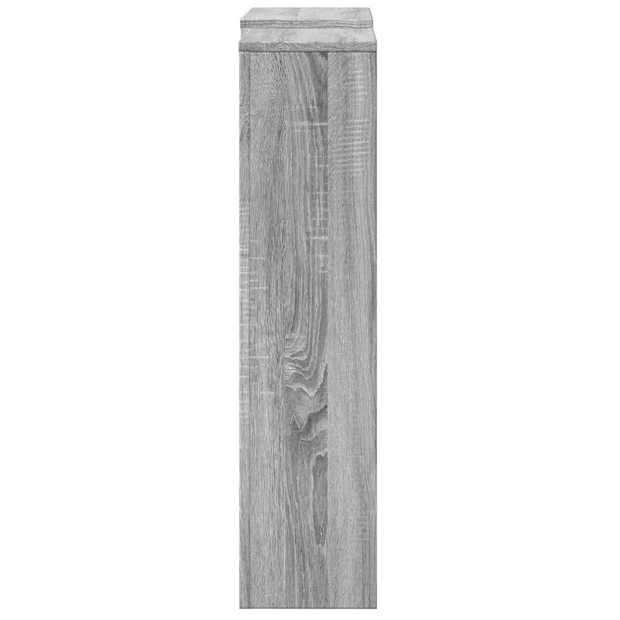 Voir la diapositive 4 : VIDAXL Cache-radiateur sonoma gris 205x21,5x83,5 cm bois d'ingenierie