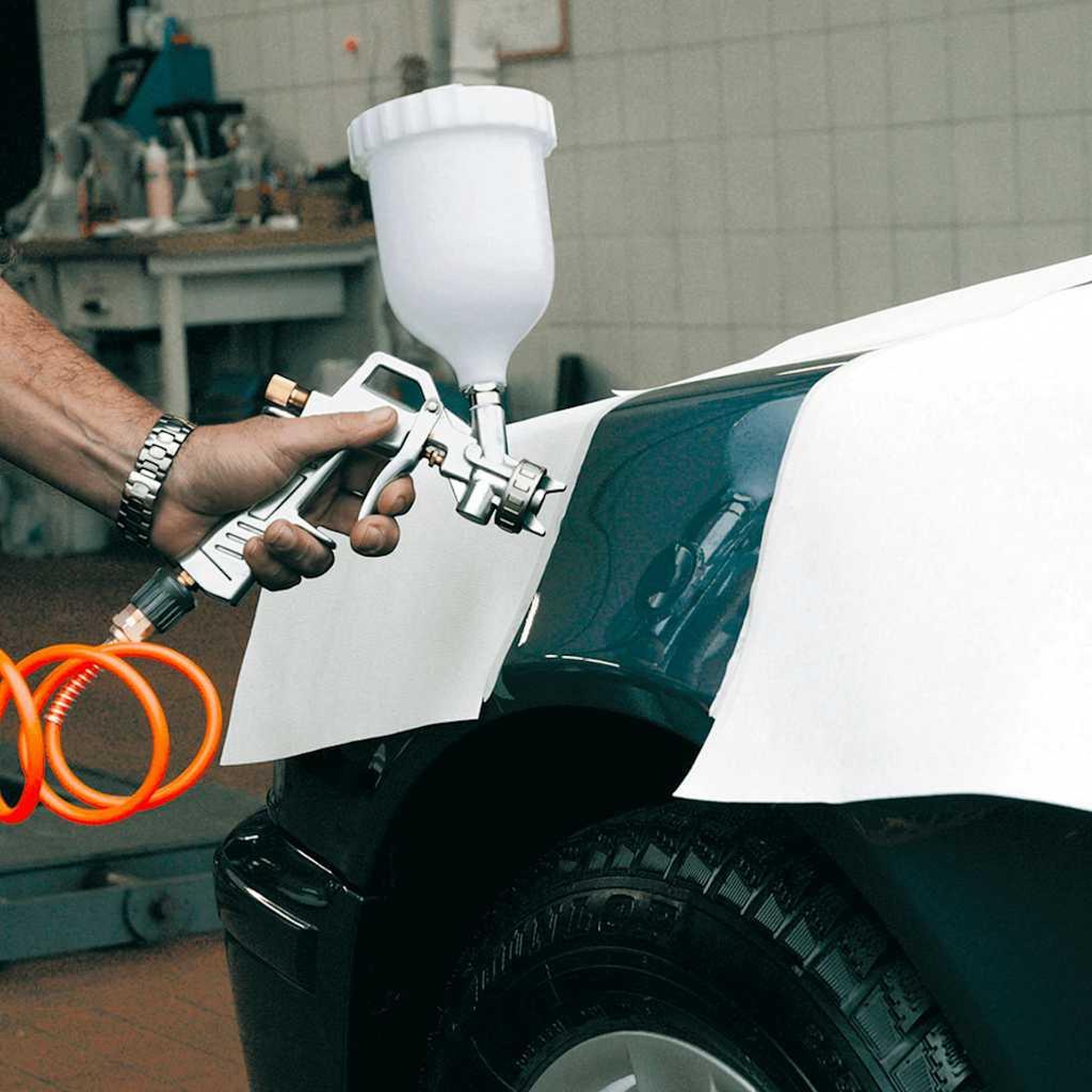 Voir la diapositive 2 : Einhell Einhell Pistolet de pulverisation de peinture Gris