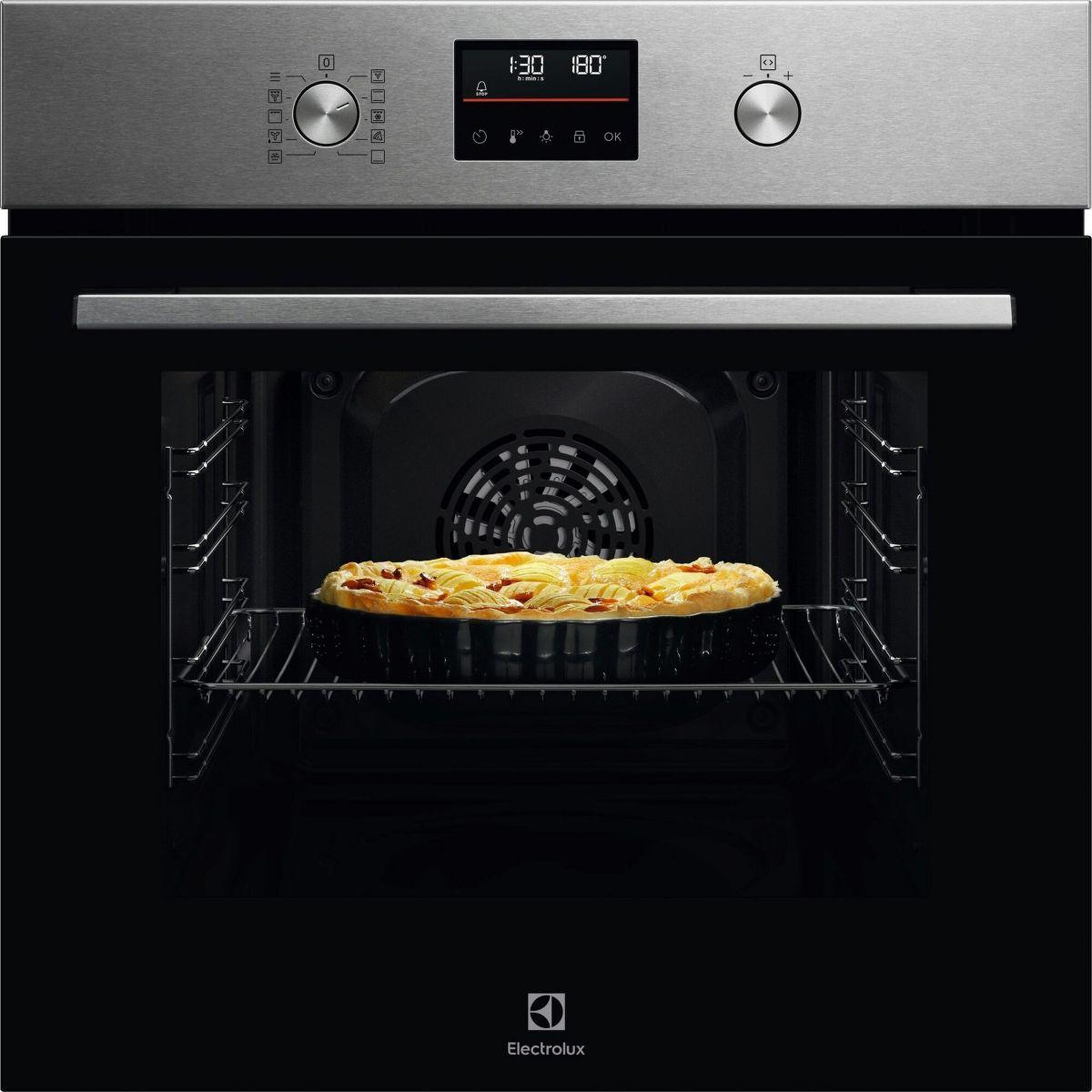 ELECTROLUX Four encastrable eoh4p46bx0 pyrolyse chaleur tournante 65l inox