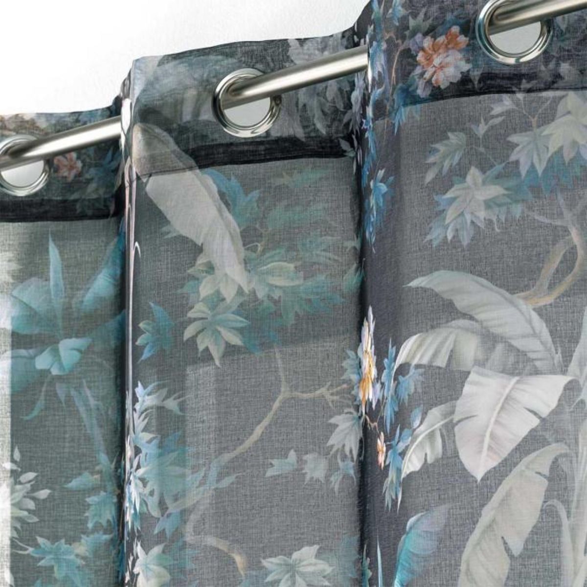 Paris Prix Rideau Voilage à Œillets  Fabulous  140x280cm Bleu