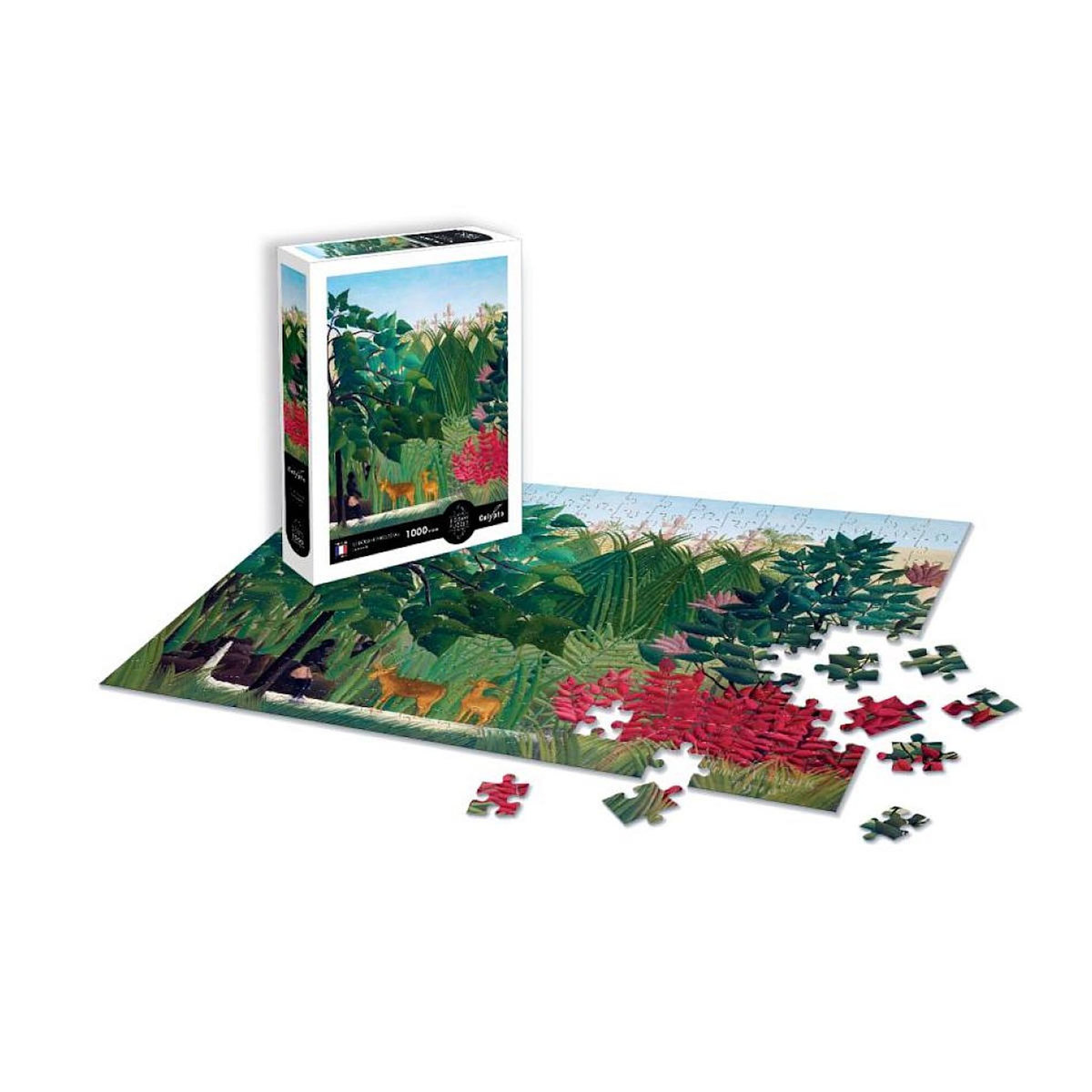 Sentosphere Puzzle 1000 pièces - la cascade - le douanier rousseau