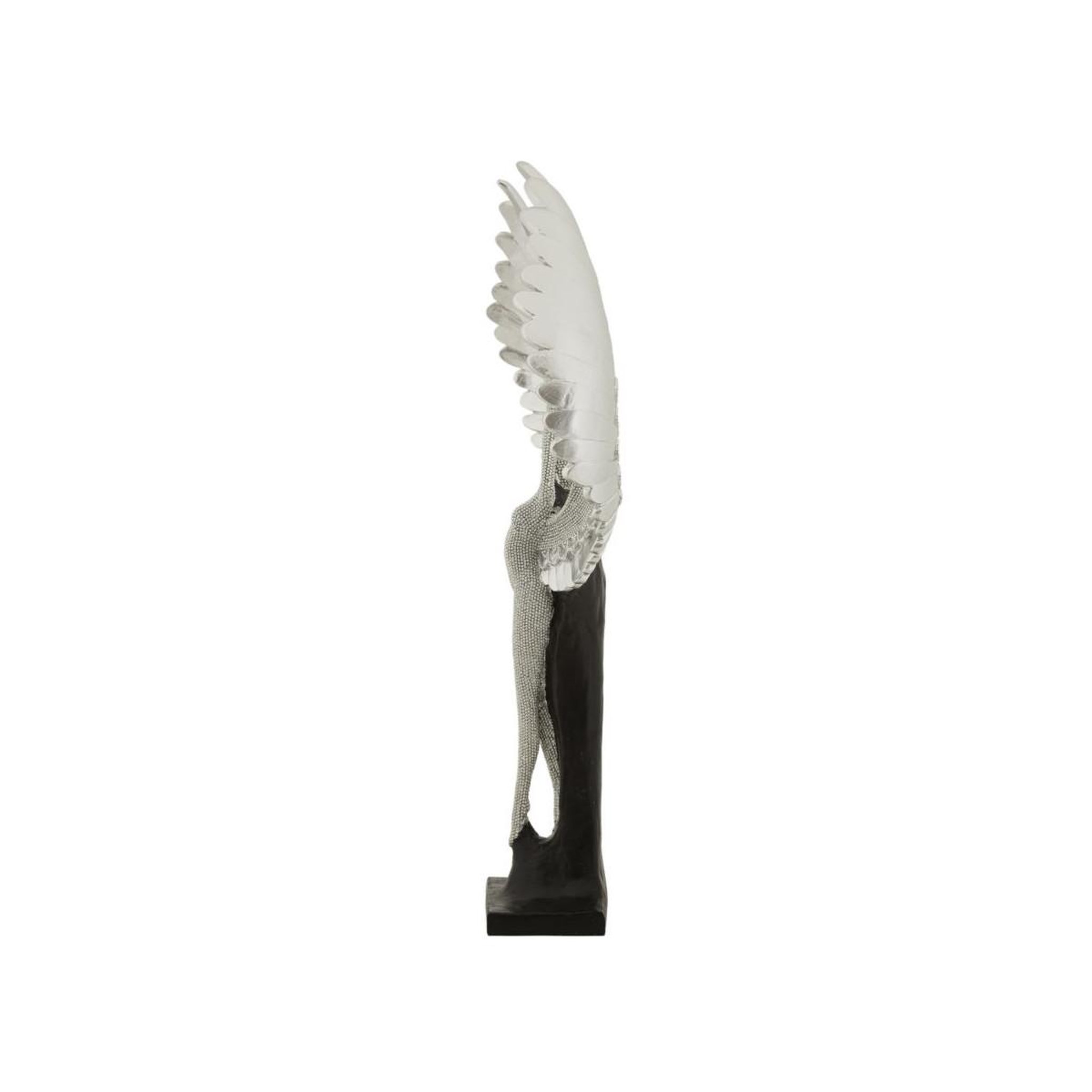 Voir la diapositive 2 : Paris Prix Statuette déco ailes  sparky  48cm argent