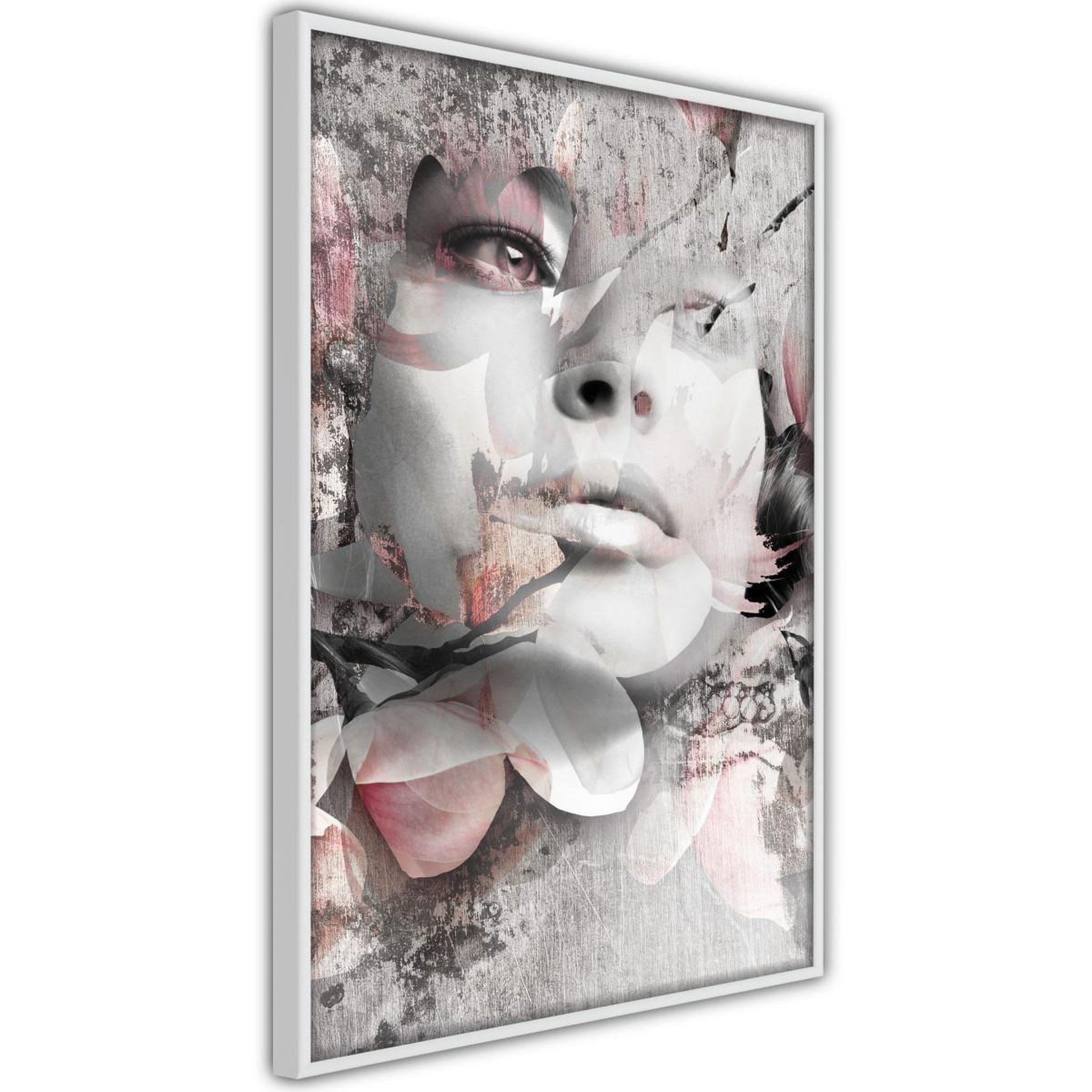 Paris Prix Affiche Murale Encadrée  Lady in the Flowers