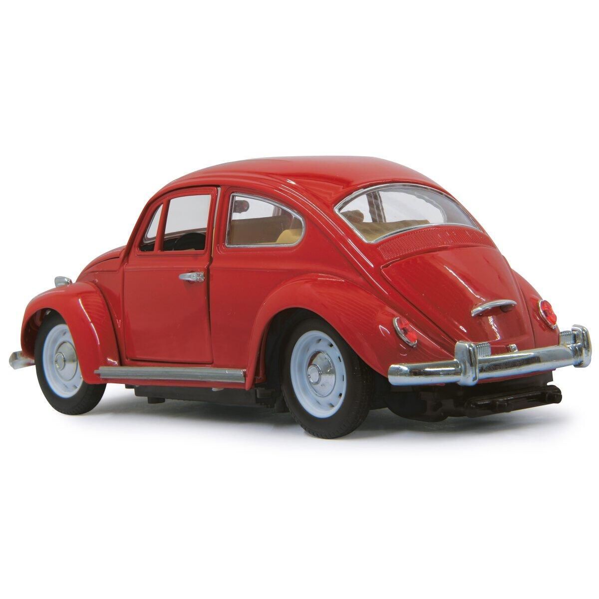 Jamara Voiture télécommandée VW Käfer RC Diecast 1:18 rouge 27MHz