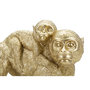 Voir la diapositive 3 : Paris Prix Statuette Déco Mère & Enfant  Singe  29cm Or