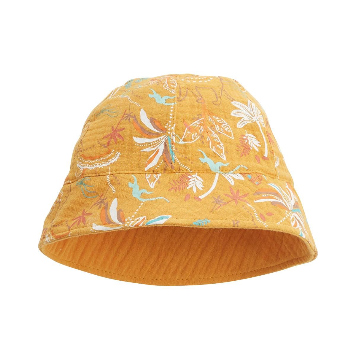 Petit Béguin Bob bébé réversible en gaze de coton Liwa