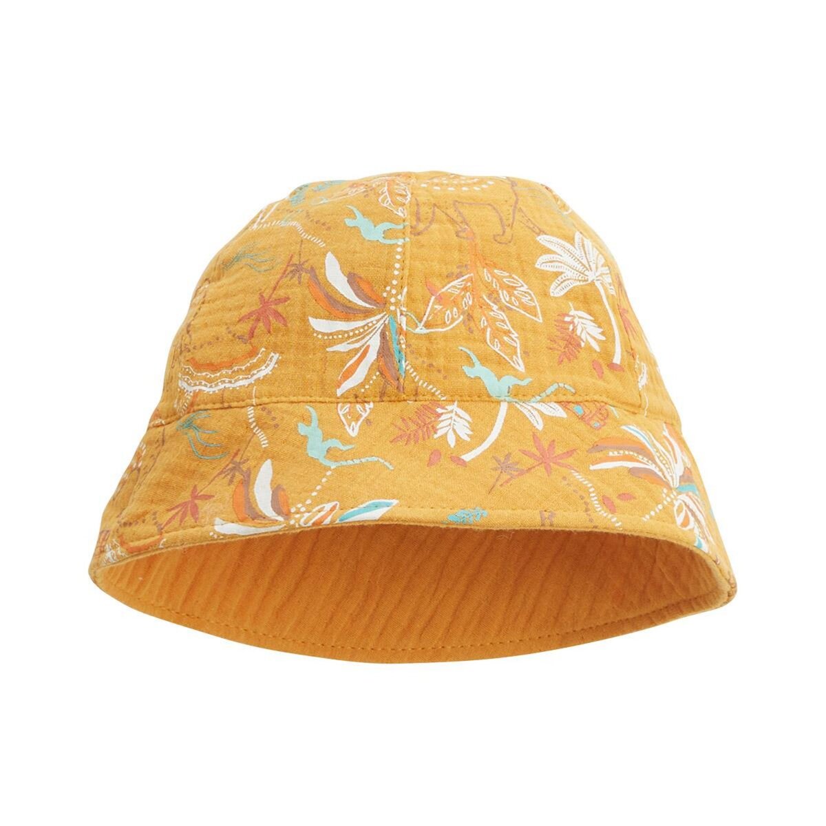 Petit Béguin Bob bébé réversible en gaze de coton Liwa