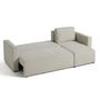 Voir la diapositive 4 : BEST MOBILIER Canopy - canapé d'angle réversible - 4 places - convertible avec coffre - en tissu texturé