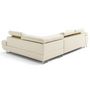 Voir la diapositive 4 : LISA DESIGN Zaria - canapé d'angle droit 5 places convertible avec coffre et têtières en simili