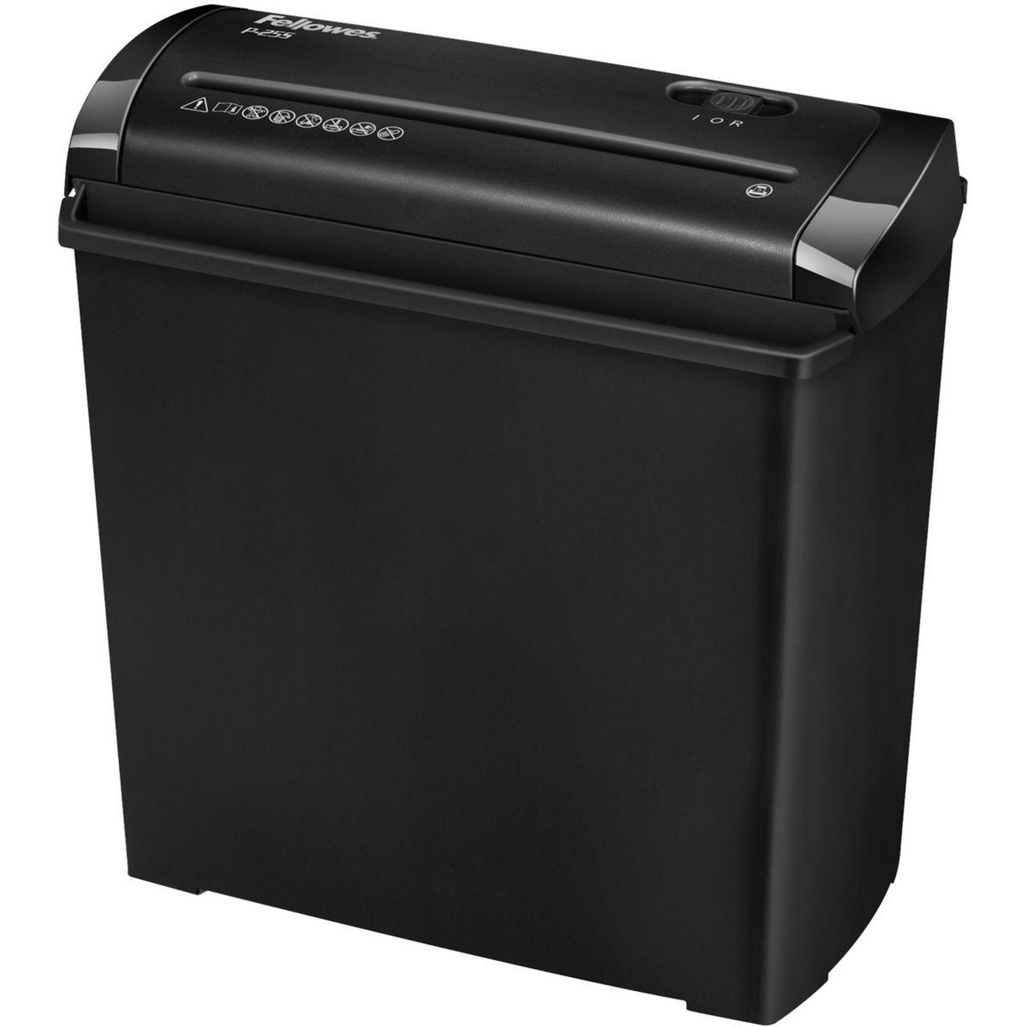Fellowes Fellowes P-25S destructeur de papier Découpage en bandes 22 cm Noir, Gris