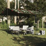 VIDAXL Bache de camping camouflage 451x420 cm impermeable