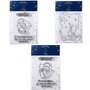  7 Tampons transparents Le Petit Prince et le Renard + Paysage + Fleur