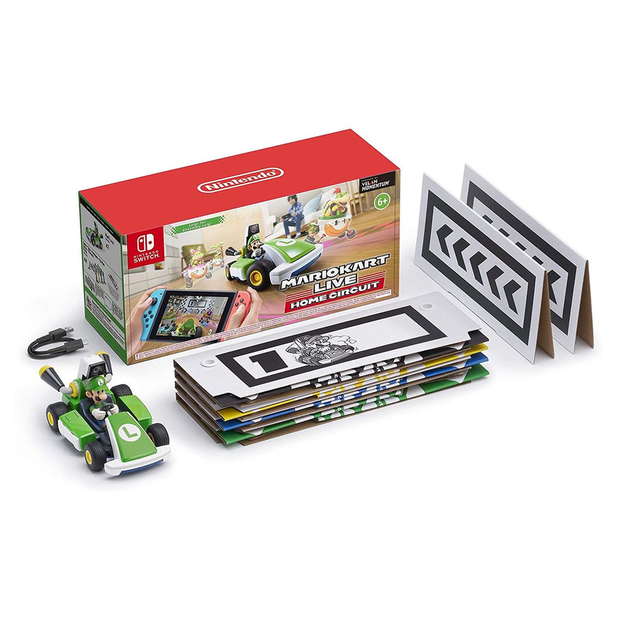 Voir la diapositive 2 : Mario Kart Live Home Circuit Luigi Nintendo Switch