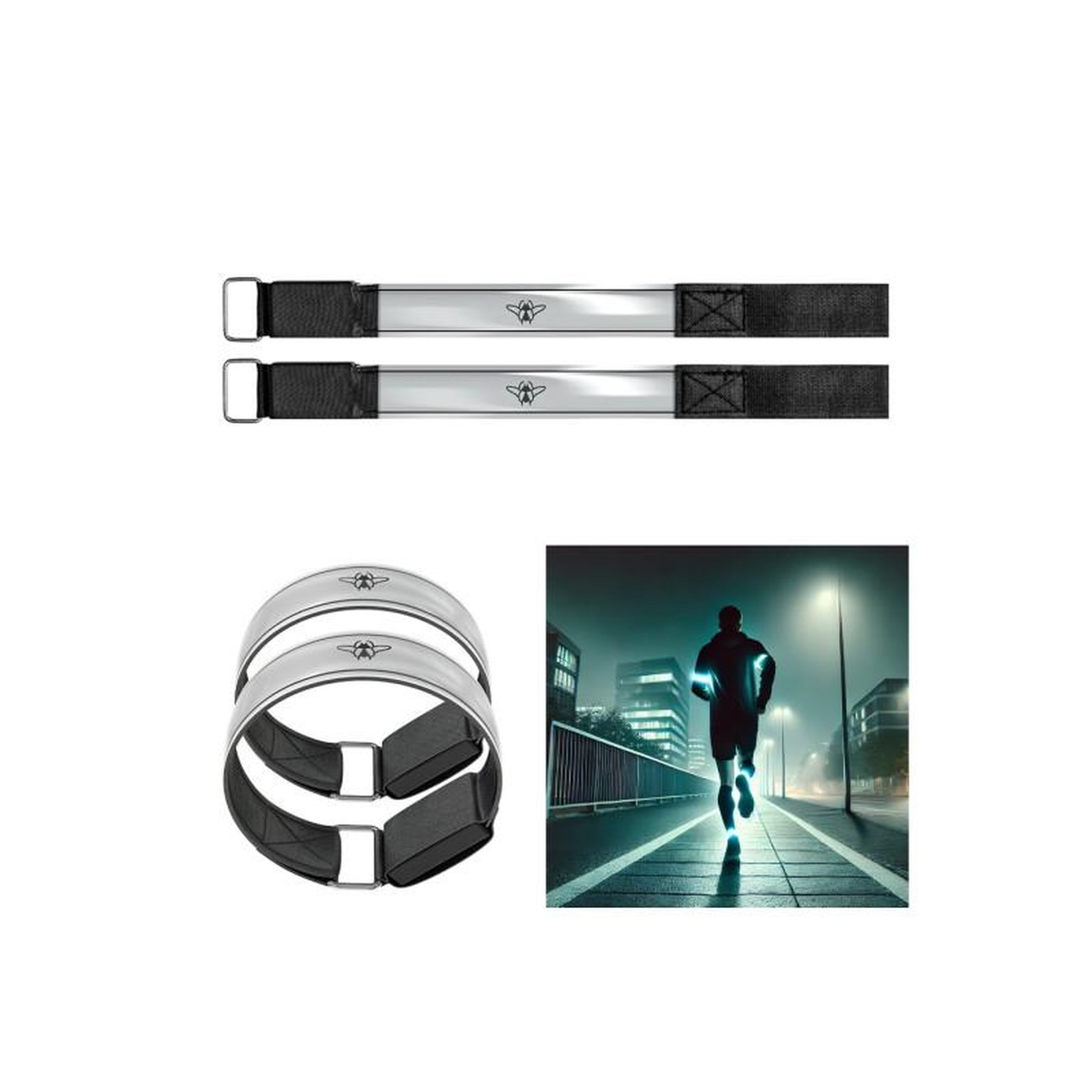 Voir la diapositive 5 : CASR Divers accessoires mobilité Casr Band Led rechargeable Pack de 2
