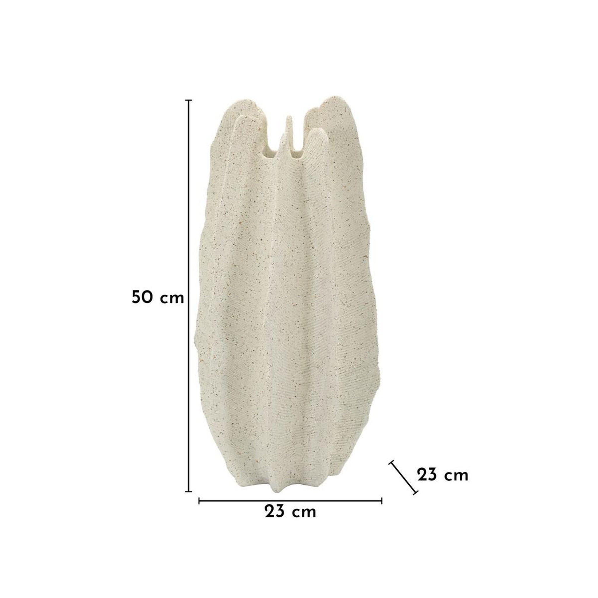 Voir la diapositive 5 : Paris Prix Vase design en résine  ester  50cm blanc