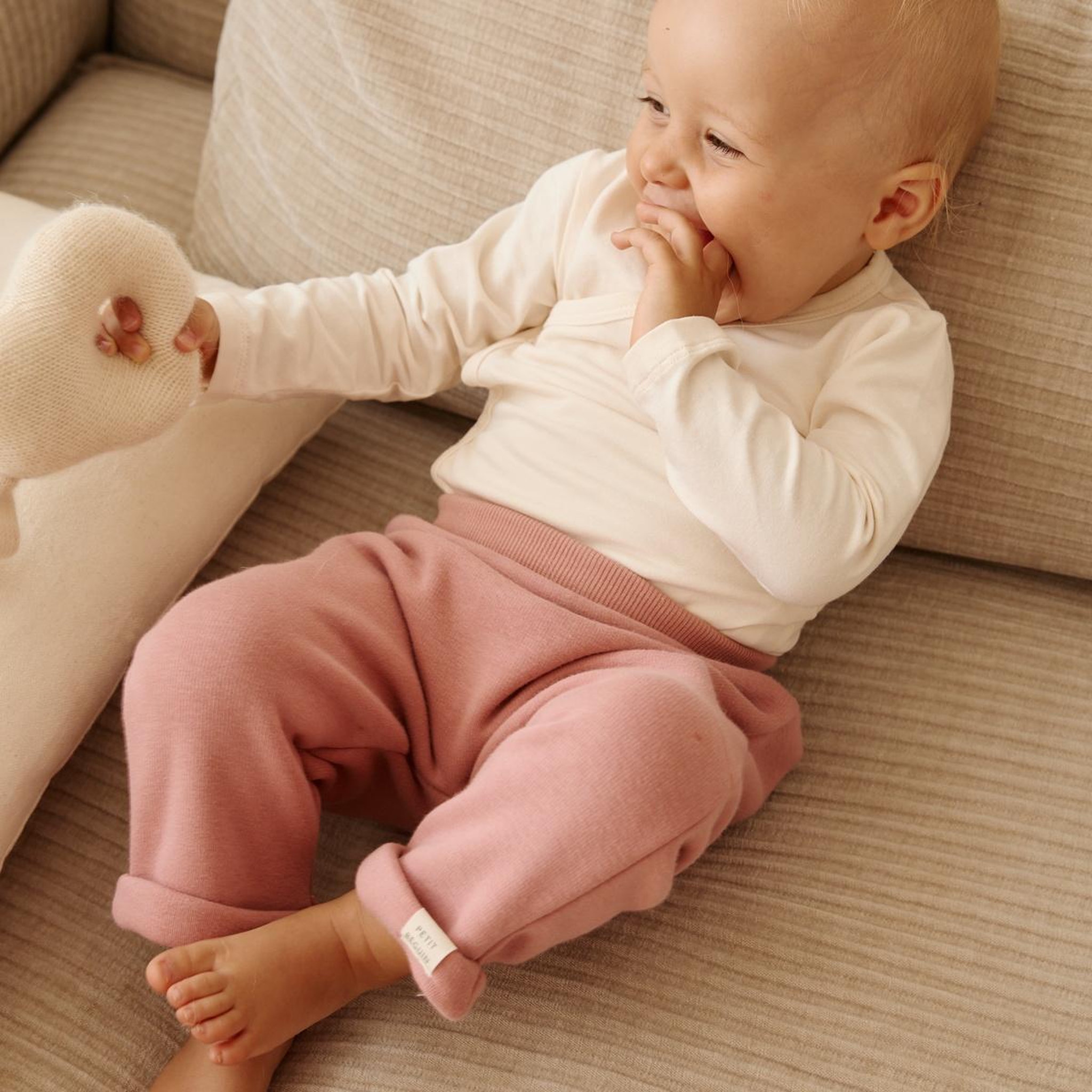 Voir la diapositive 6 : PETIT BEGUIN Lot de 2 sarouels bébé en molleton ultra chaud