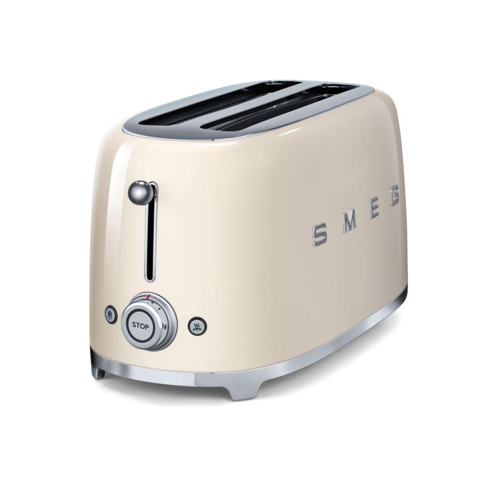 Voir la diapositive 2 : SMEG Grille-pain tsf02creu crème