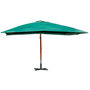 Voir la diapositive 2 : VIDAXL Parasol flottant Melia 300 x 400 cm Vert