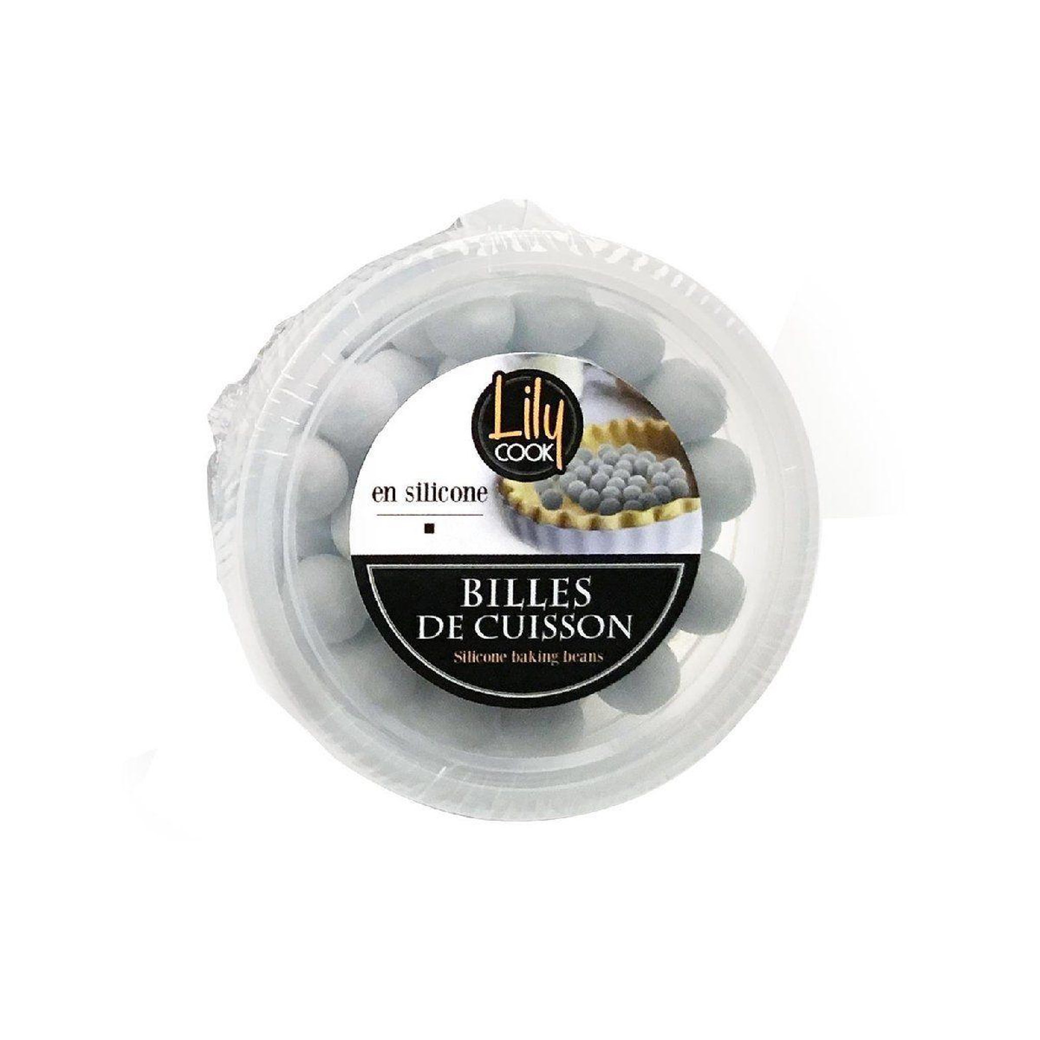 Voir la diapositive 3 : Lily Cook Billes de cuisson  silicone  150g gris