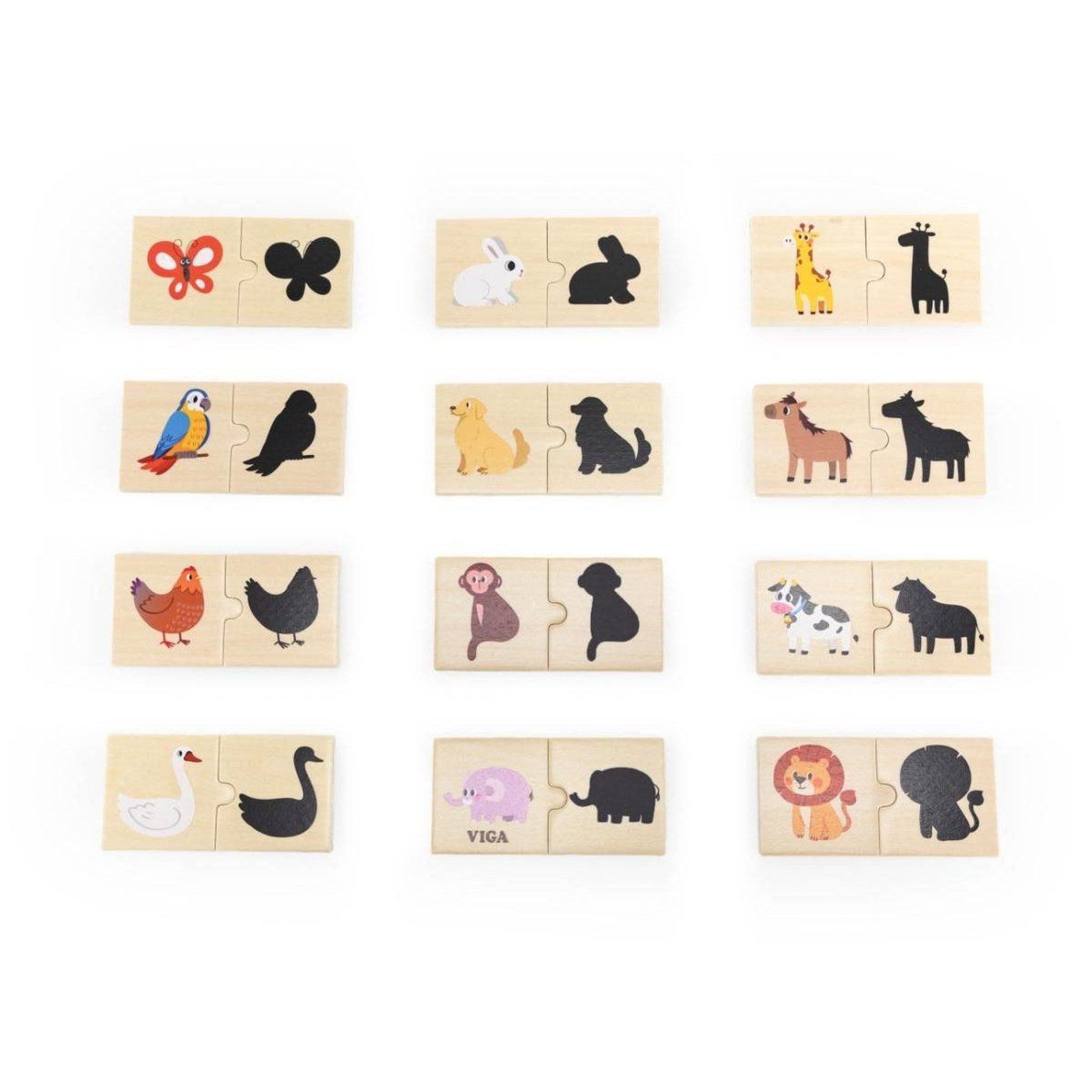 VIGA Puzzle d'association d'ombres  44747