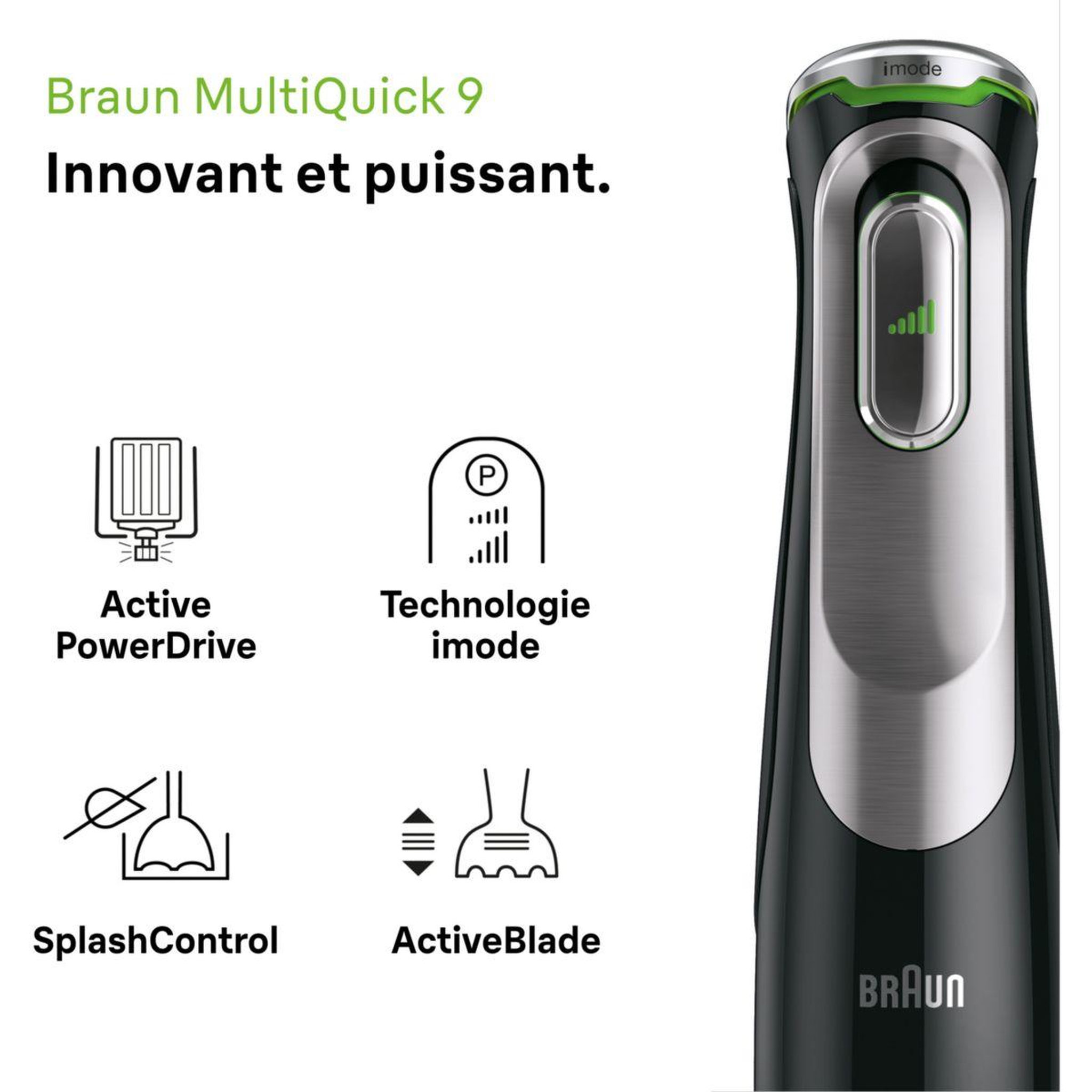 Voir la diapositive 5 : BRAUN Mixeur multi quick 9 mq9147x