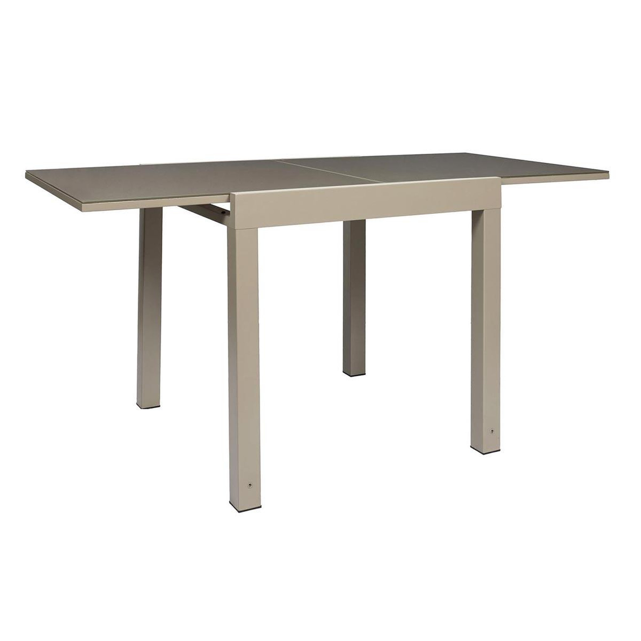 The Home Deco Factory Table de jardin extensible  harai  80-160cm beige