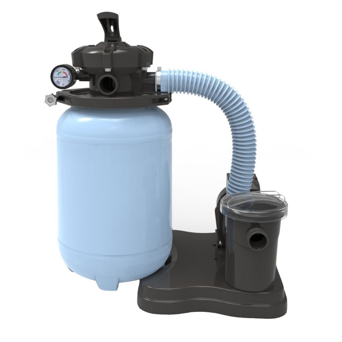 Piscine acier ovale renforts