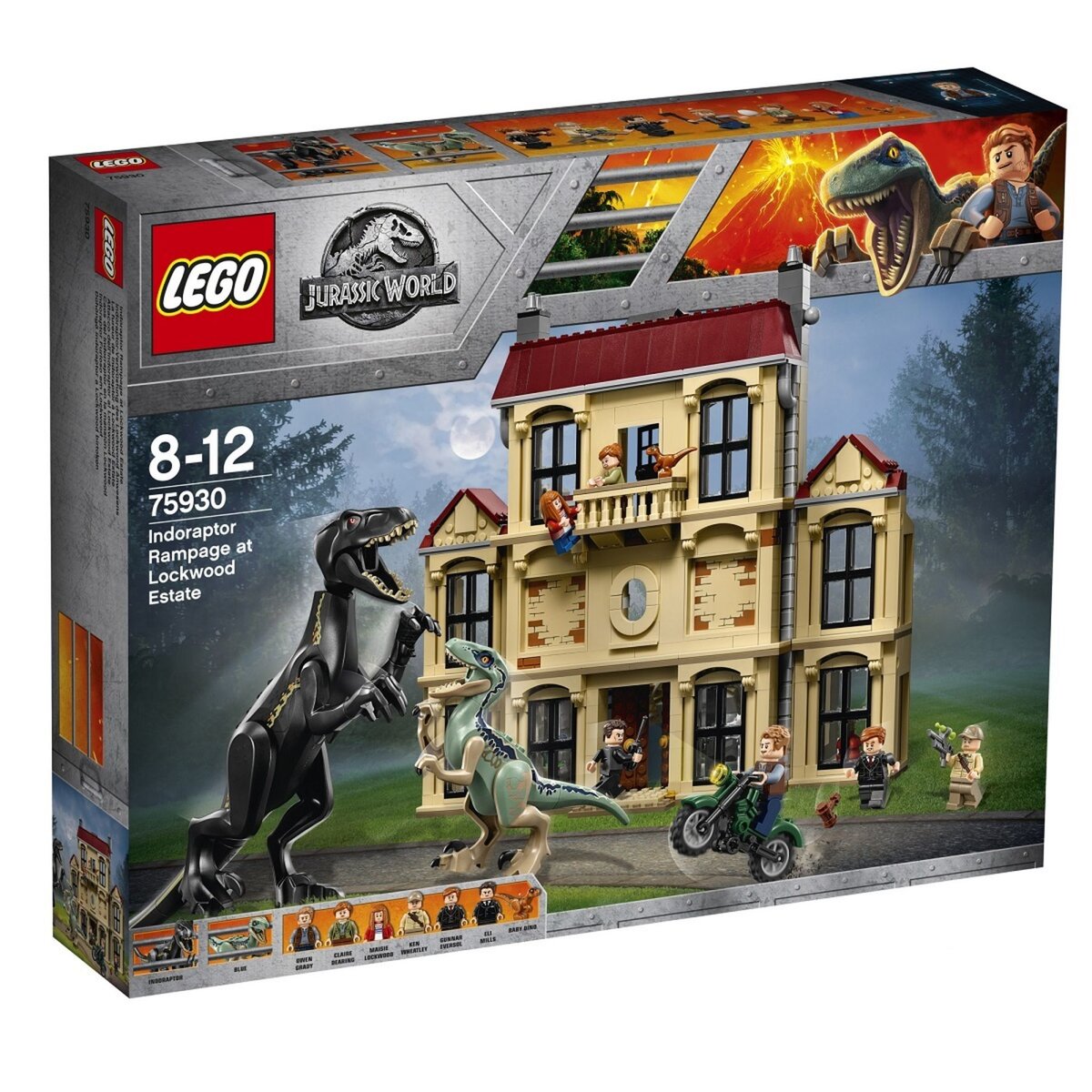 LEGO Jurassic World 75930 - La fureur de Indoraptor à Lockwood Estate 