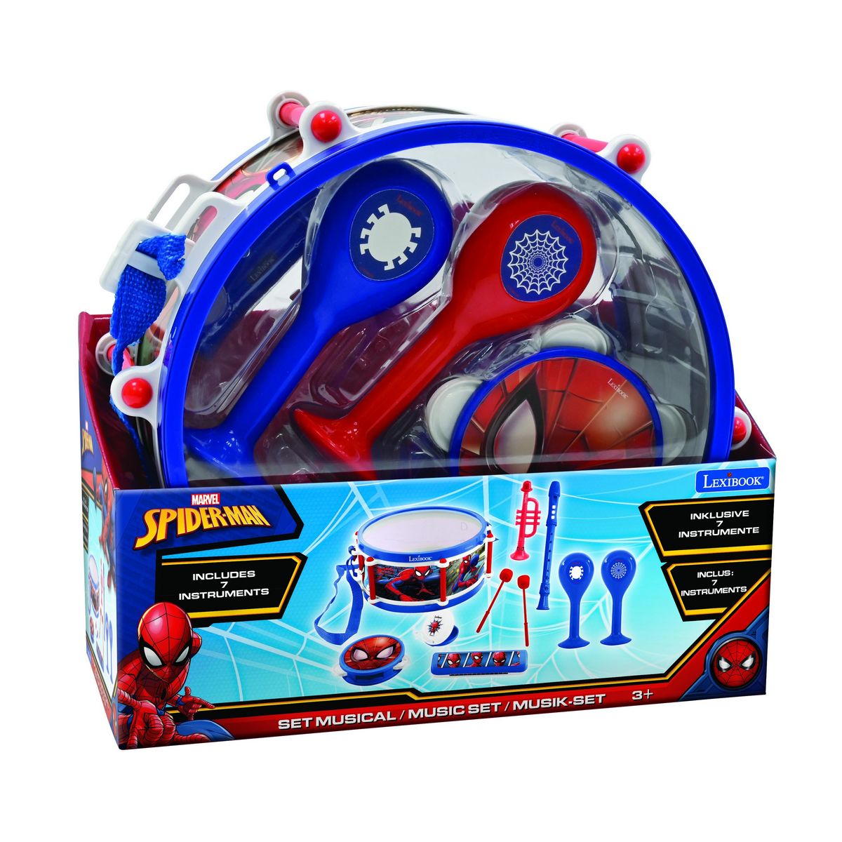 Lexibook Set Musical 7pcs Spider-Man