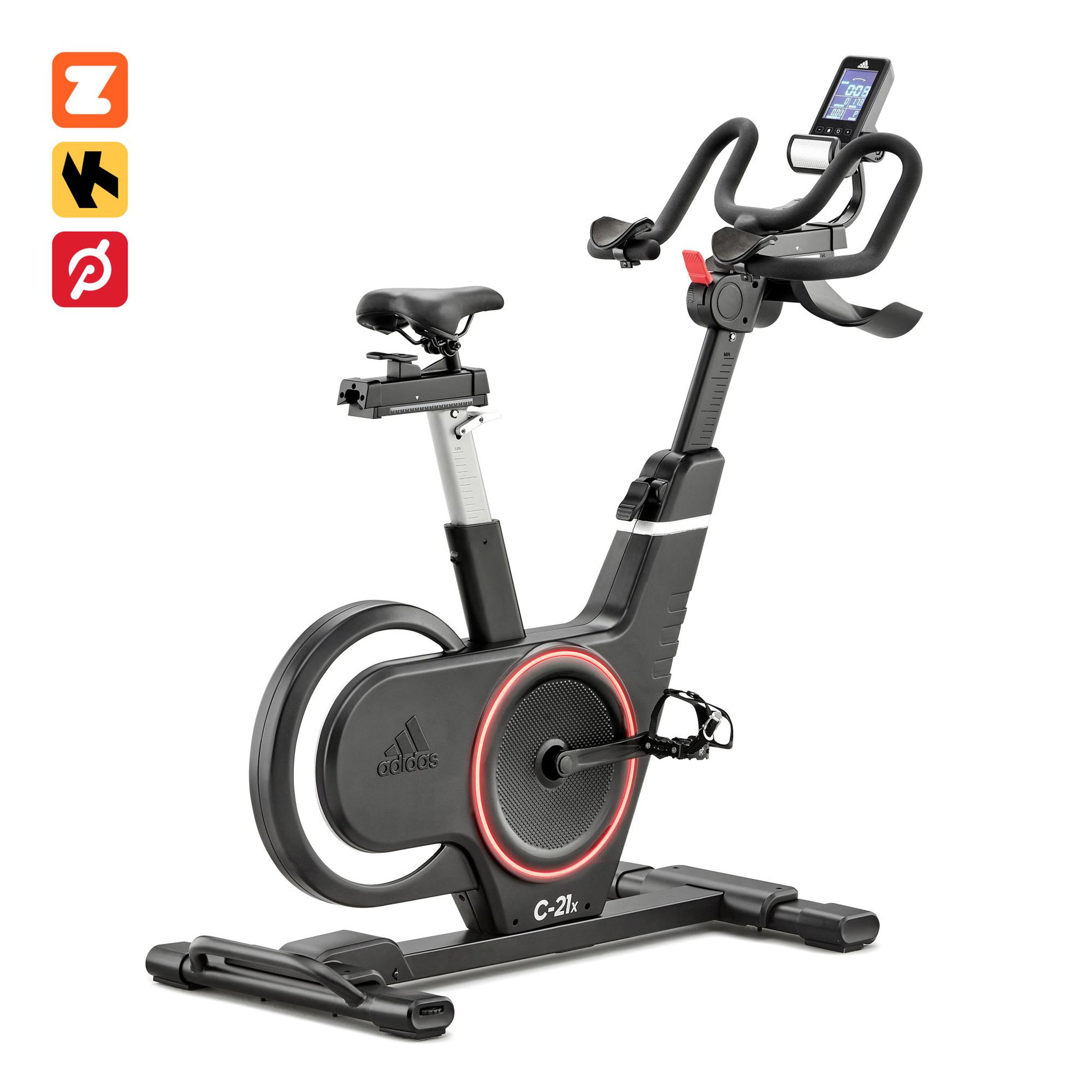 Voir la diapositive 1 : Adidas Velo de fitness Ergomètre - Adidas - Maison/Appartement - Modèle C-21x - Roue d'inertie 16 KG - Ecran LED