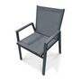 Voir la diapositive 2 : Paris Prix Fauteuil de Jardin Empilable  Floride  86cm Gris Anthracite