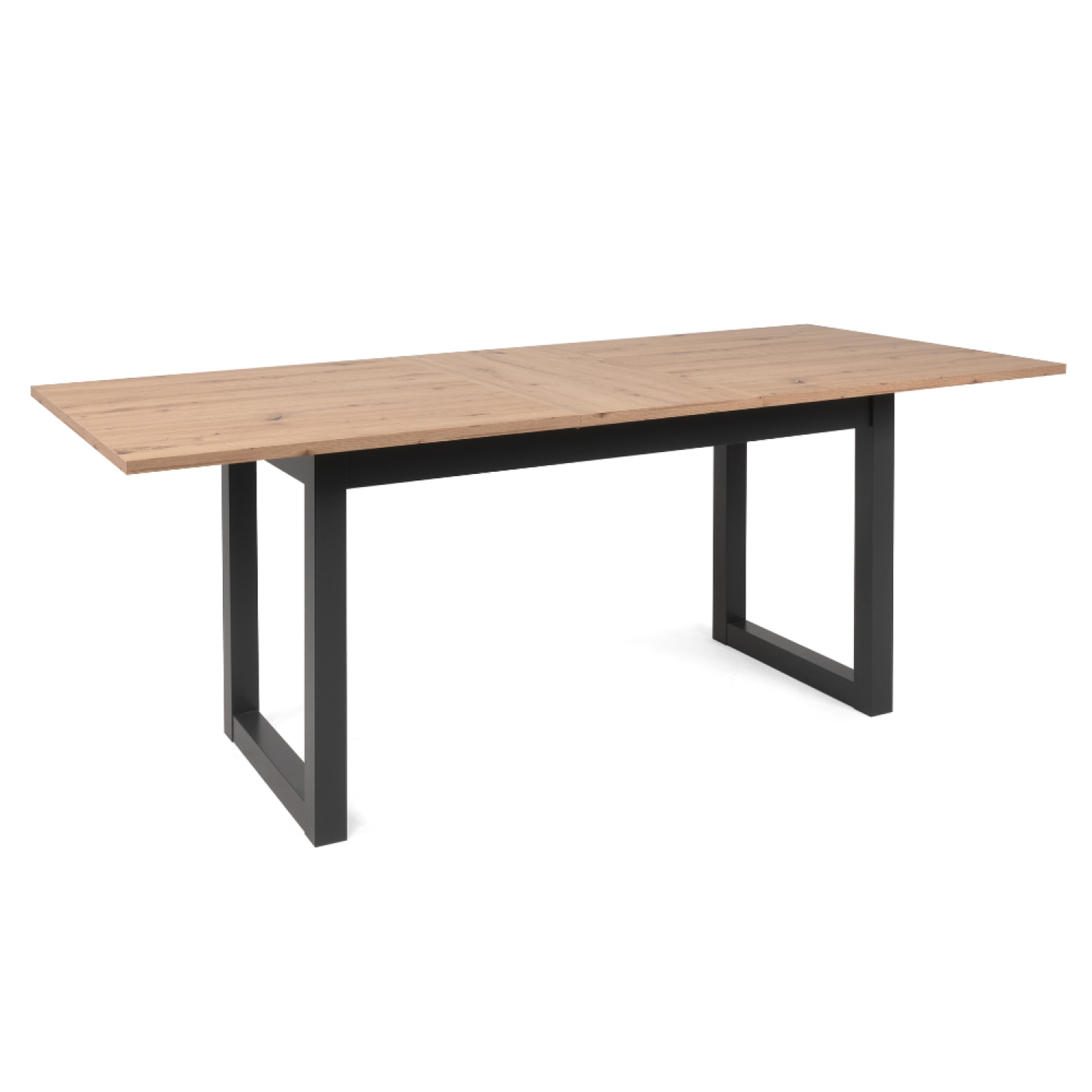 Voir la diapositive 5 : CONCEPT USINE Table à manger industrielle en bois extensible 10 personnes kotor