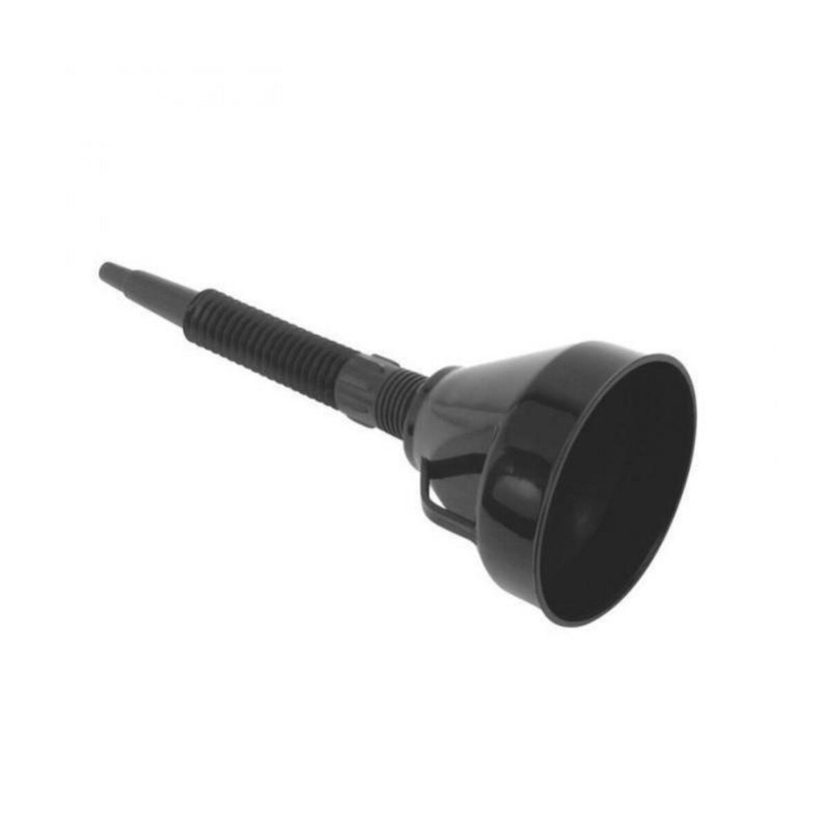 Cogex Entonnoir plastique noir bec flexible