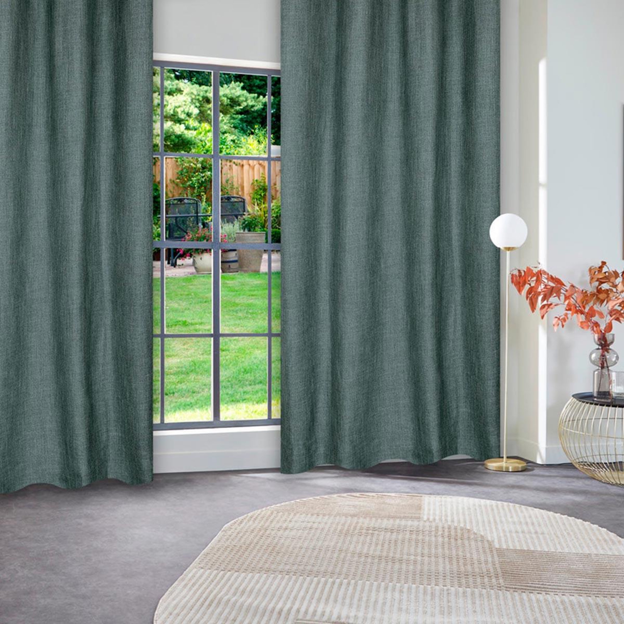 ATMOSPHERA Rideau à œillets  clem  140x260cm vert tilleul