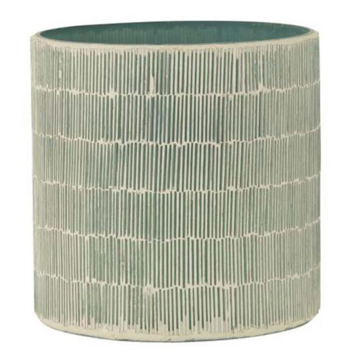 Paris Prix Photophore Déco en Verre  Mosaïque  16cm Gris