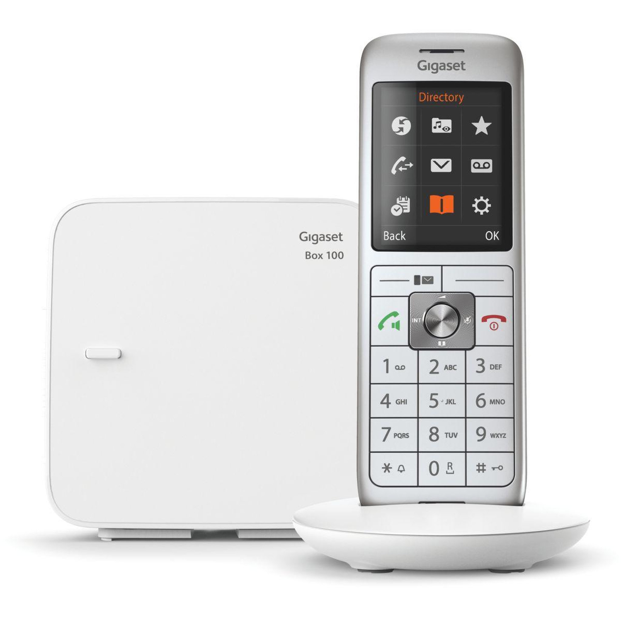 Voir la diapositive 2 : GIGASET Téléphone sans fil dect blanc - gigacl660soloblanc