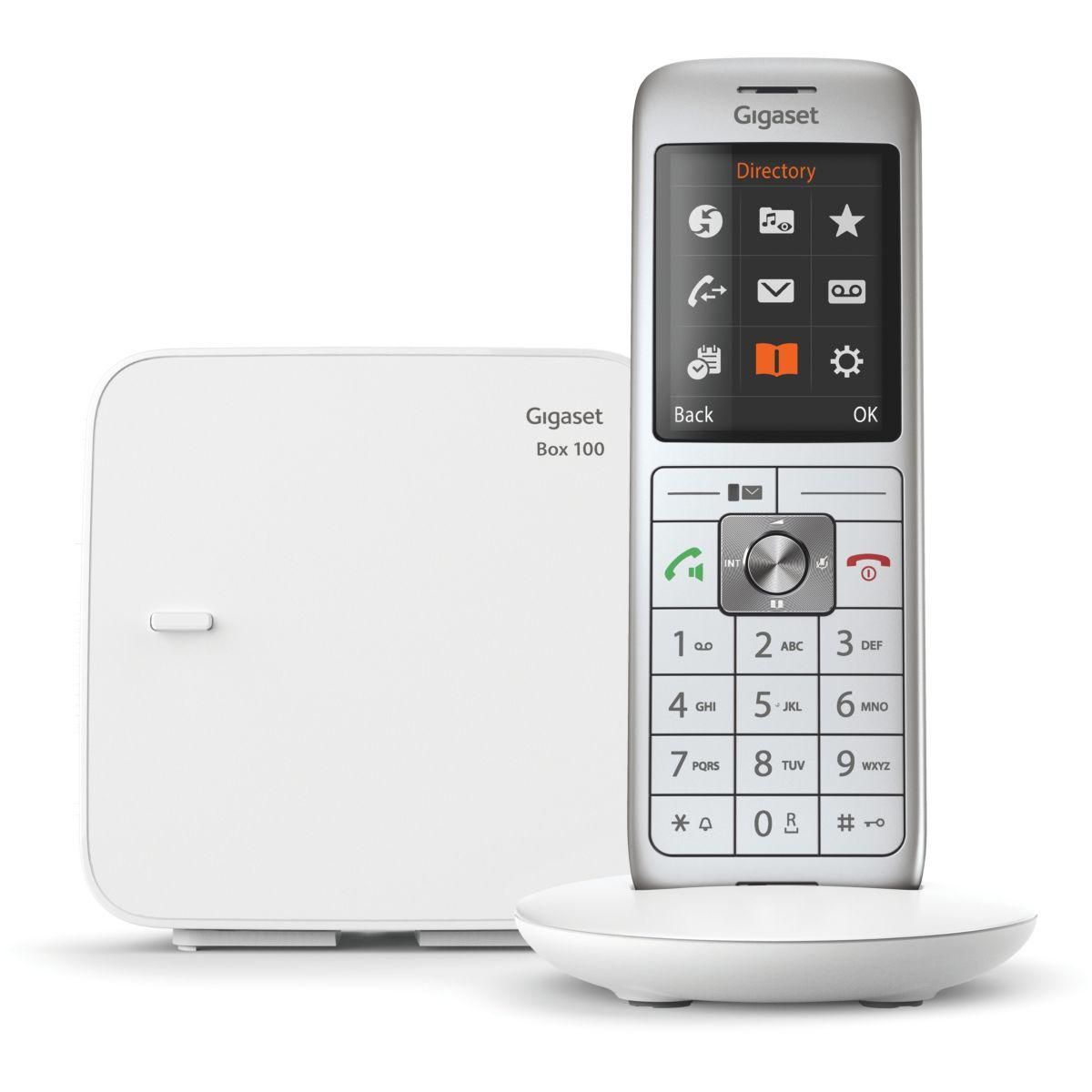 GIGASET Téléphone sans fil dect blanc - gigacl660soloblanc
