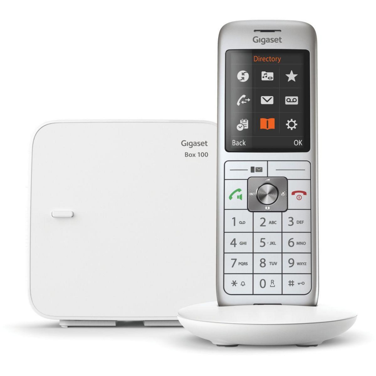 GIGASET Téléphone sans fil dect blanc - gigacl660soloblanc