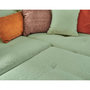 Voir la diapositive 3 : LISA DESIGN Rune - canapé d'angle droit - 4 places - avec pouf d'appoint - en tissu bouclette
