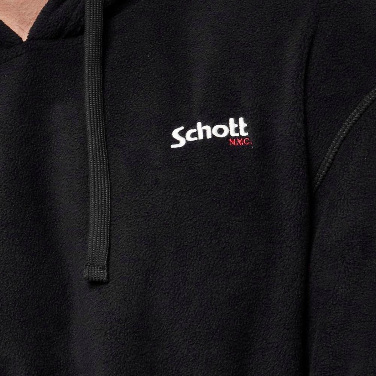Schott Sweat à capuche  Homme Schott Micro Polar