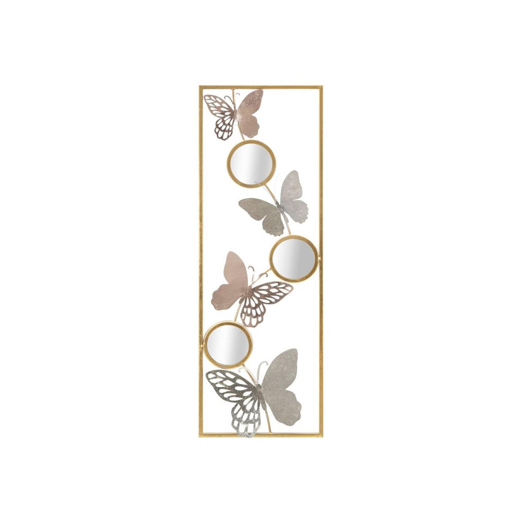 Paris Prix Décoration murale encadrée 3 miroirs  butty  90cm multicolore