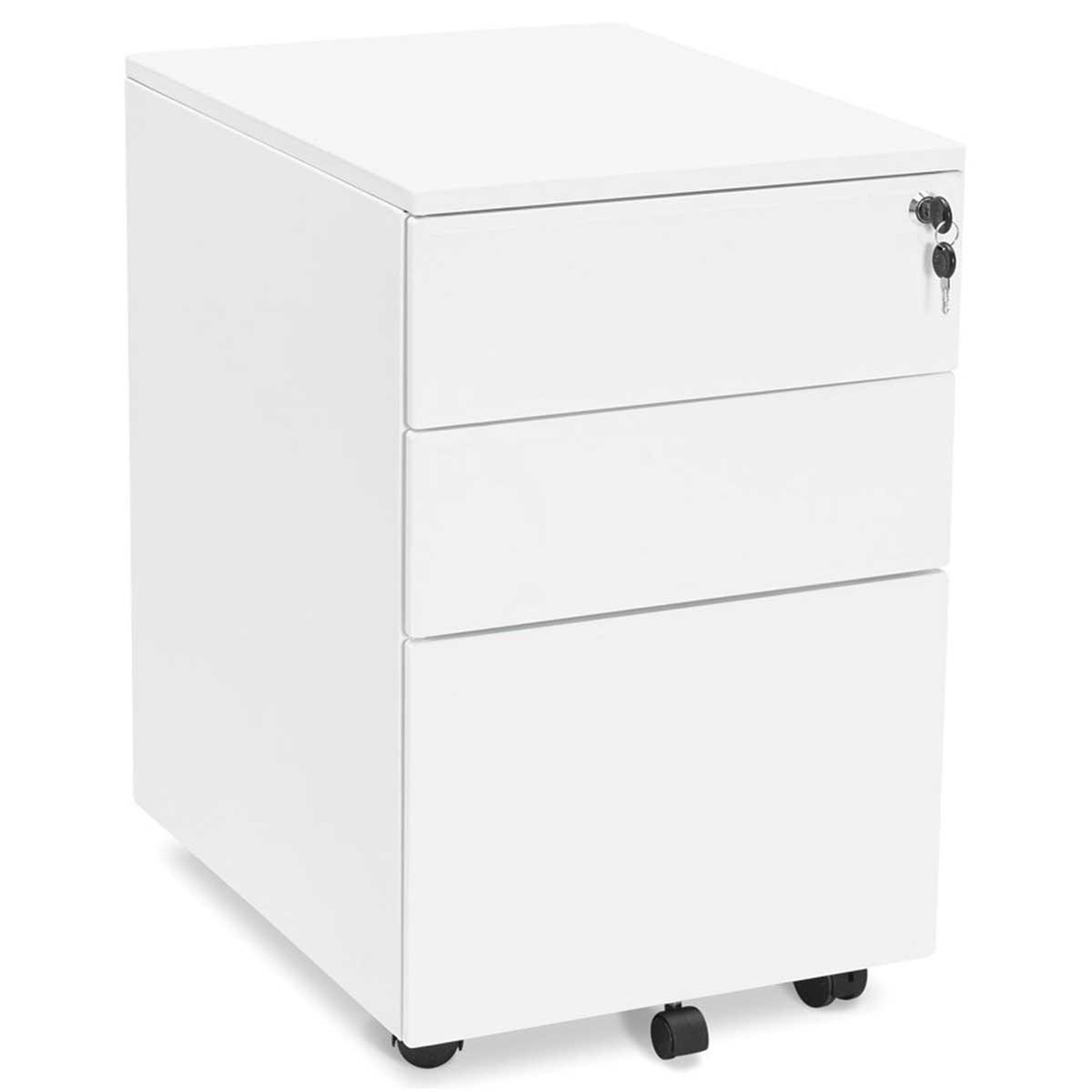Voir la diapositive 1 : Paris Prix Caisson de bureau  jefferson  61cm blanc