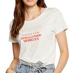 MORGAN T shirt  Femme Morgan DANAE. Coloris disponibles : Blanc